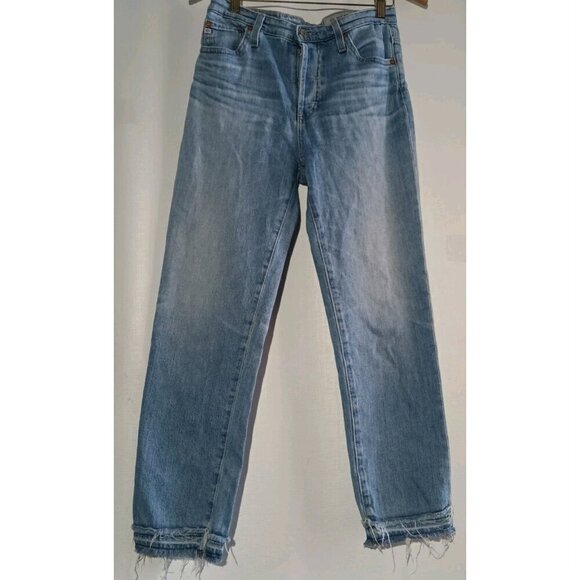AG Adriano Goldschmied Jeans 28 ISABELLE Hi-Rise Straight Crop AG-ed 28 x 27 RAW - Picture 1 of 12